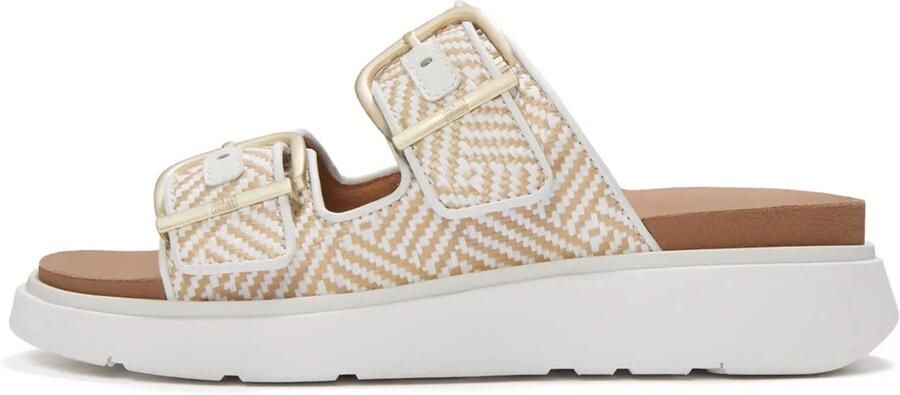 FitFlop Gen-FF Buckle Graphi Weave Two-Bar Slides WIT - Foto 3