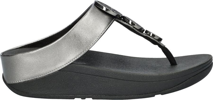 Fitflop Dianets HALO BEAD-CIRCLE METALLIC TOE-POST SANDALS pool slides pantoffel met dempende tussenzooltechnologie