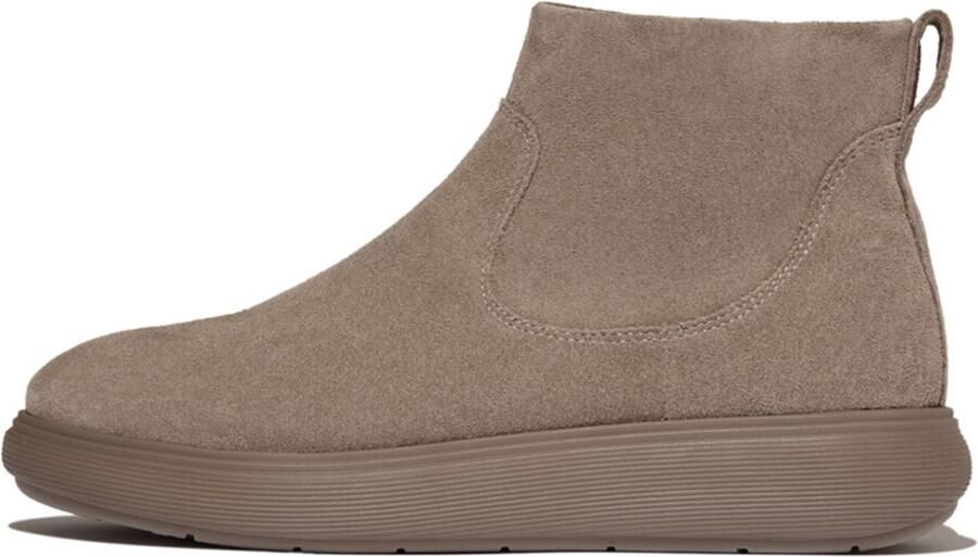 FitFlop IQ-Comff Suede Zip Ankle Boots