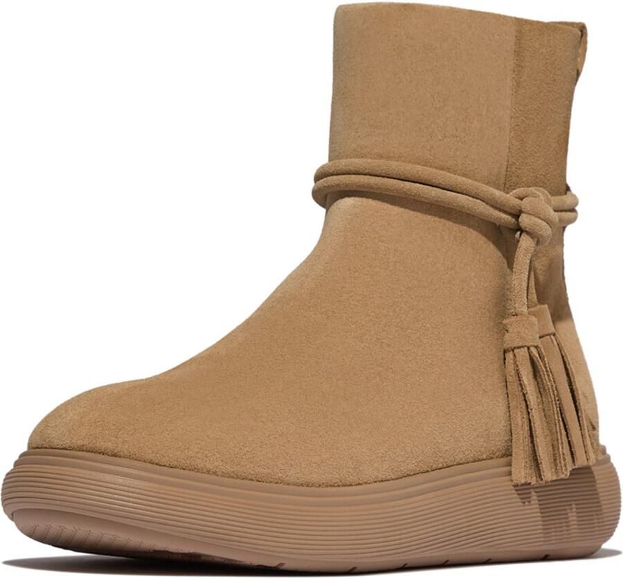 FitFlop IQ-Comff Tassel Suede Short Boots