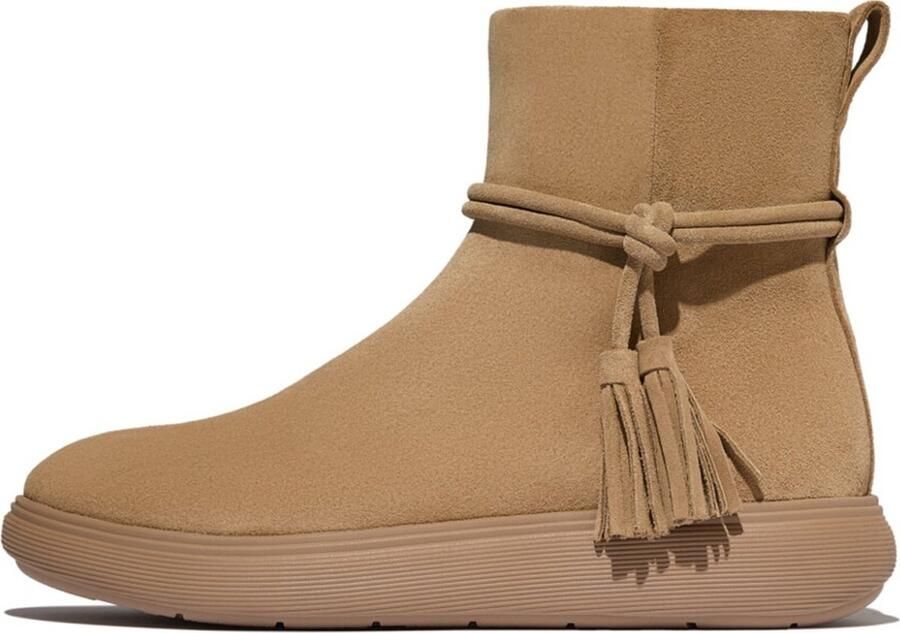 FitFlop IQ-Comff Tassel Suede Short Boots