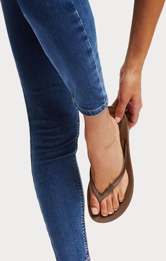 FitFlop Iqushion Ergonomic Flip-Flops TPU Dames Slippers Bronze - Foto 5