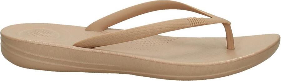 FitFlop Iqushion Ergonomic Flipflop Teenslippers Dames Roze E54-137 -Nude Rubber