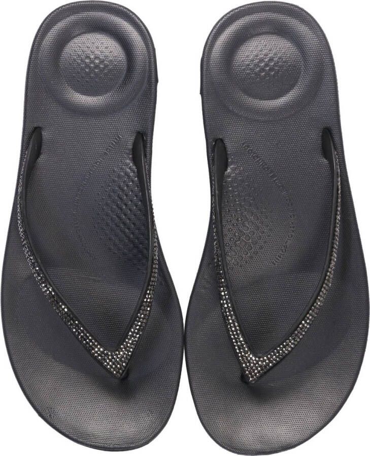 FITFLOP Teenslippers Dames Iqushion Sparkle Maat: 36 Materiaal: Rubber Kleur: Zwart - Foto 6