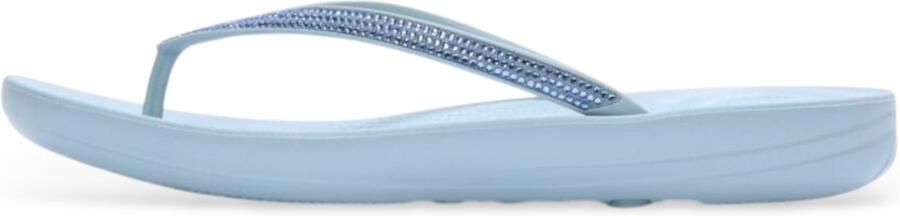 FitFlop Iqushion Sparkle TPU Dames Slippers Cloudy Blue