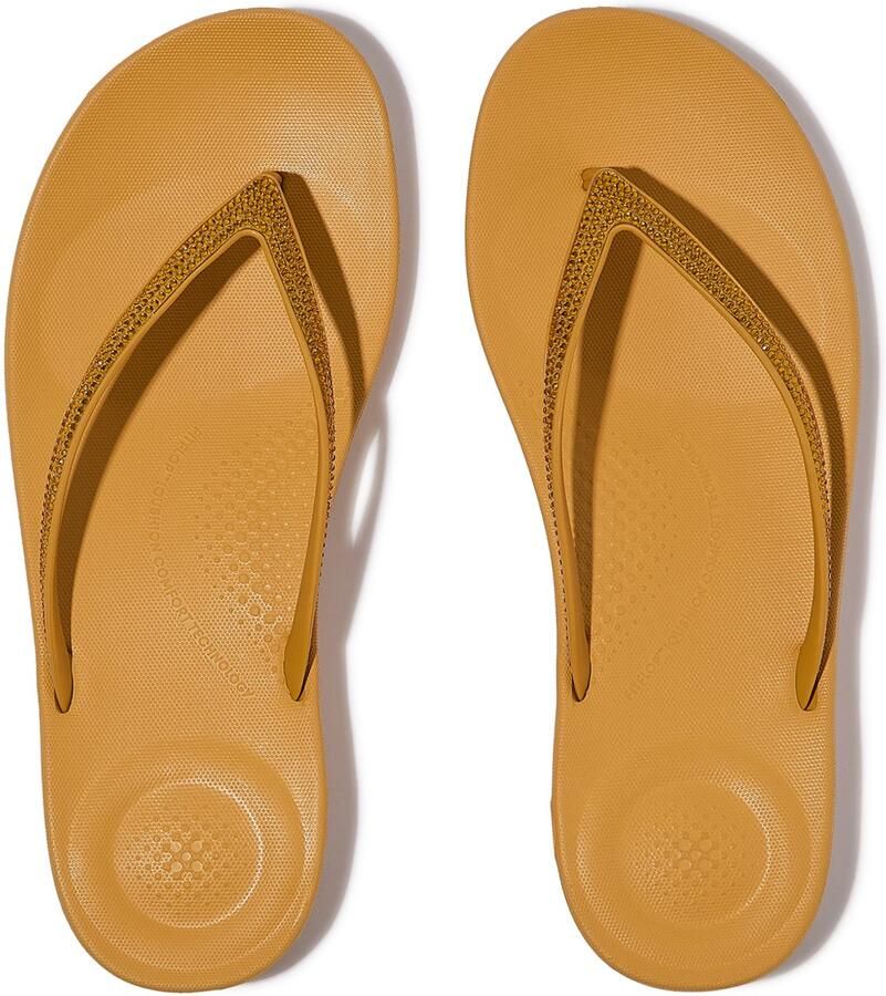 FitFlop Iqushion Sparkle TPU Dames Slippers Turmeric - Foto 2