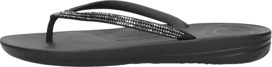 FITFLOP Teenslippers Dames Iqushion Sparkle Rubber Zwart - Foto 13