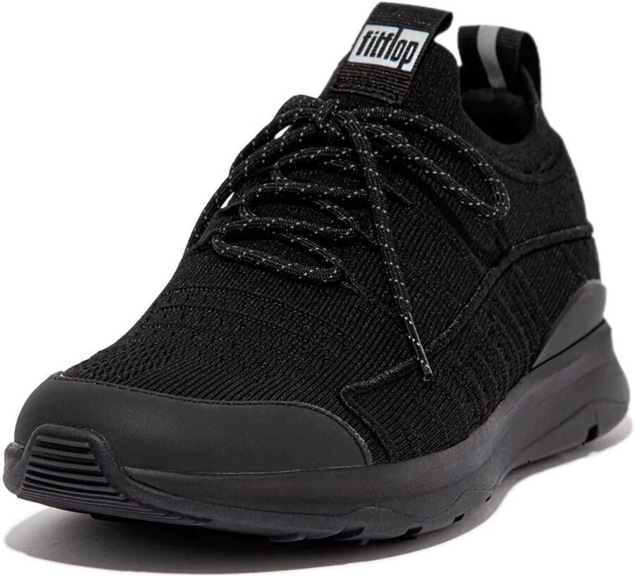 FitFlop Lage Sneakers VITAMIN FF KNIT SPORTS TRAINERS ALL BLACK - Foto 2