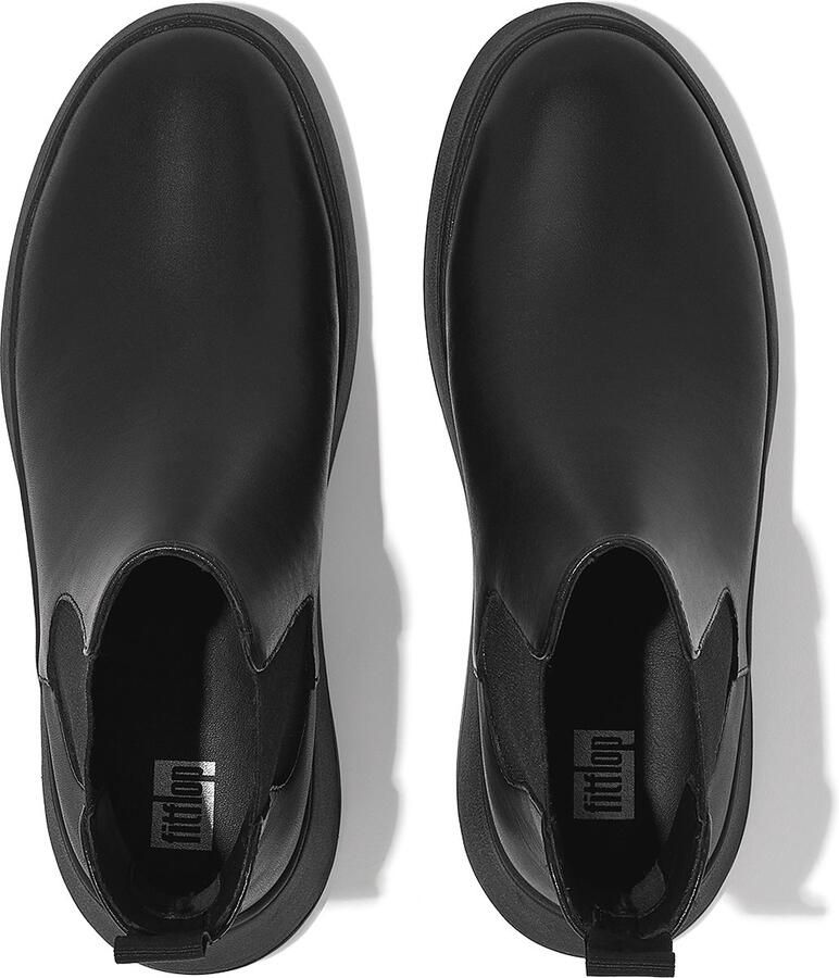 Fitflop Chelsea-boots F-MODE Plateaulaarsjes instaplaars met stretchelement voor instappen - Foto 5
