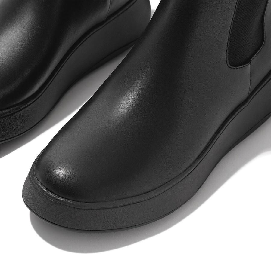 Fitflop Chelsea-boots F-MODE Plateaulaarsjes instaplaars met stretchelement voor instappen - Foto 2
