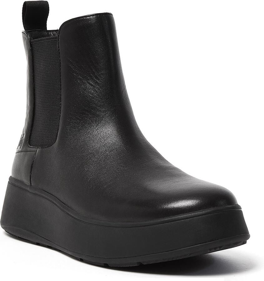Fitflop Chelsea-boots F-MODE Plateaulaarsjes instaplaars met stretchelement voor instappen - Foto 3