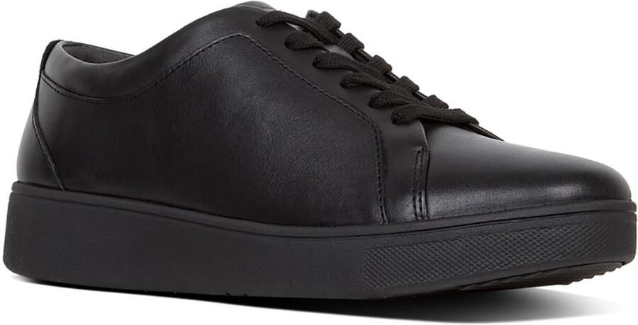 FitFlop Leren Rally sneakers- Sneakers ZWART Leer - Foto 2