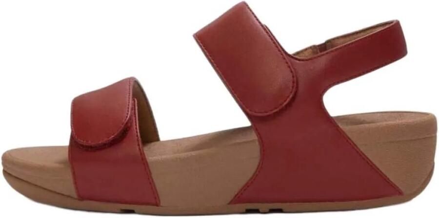 FitFlop Lulu Adjustable Leather Back-Strap Sandals Dames Sandalen Burnt Berry - Foto 3