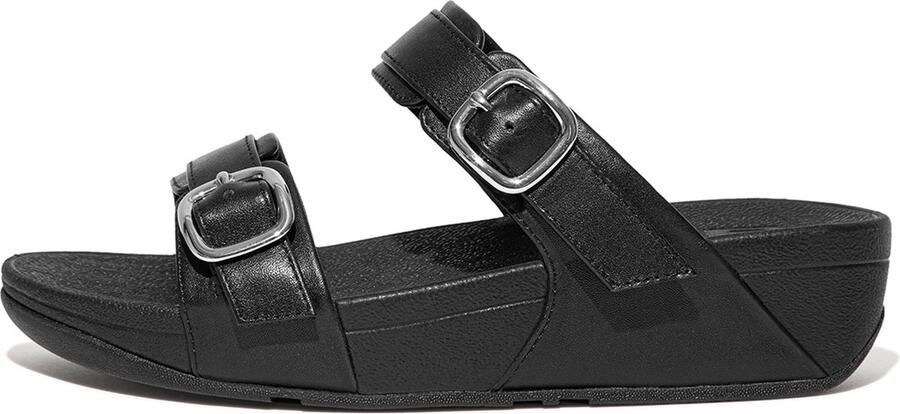 FitFlop Lulu Adjustable Leather Sandalen Zwart Vrouw - Foto 3