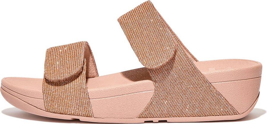 FitFlop Lulu Adjustable Shimmerlux Sandalen Roze Vrouw - Foto 4