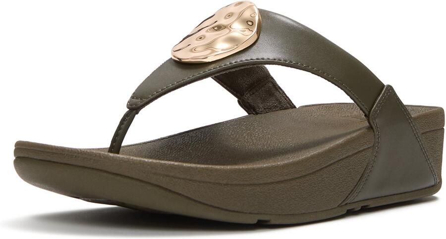FitFlop Lulu Adornment Teenslippers GROEN