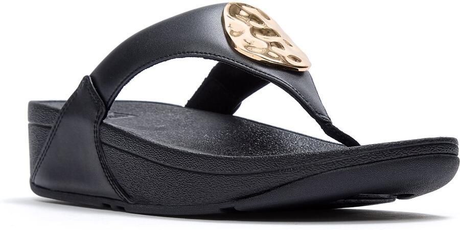 FitFlop Lulu Adornment Teenslippers ZWART