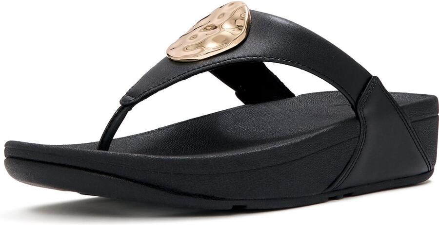 FitFlop Lulu Adornment Teenslippers ZWART