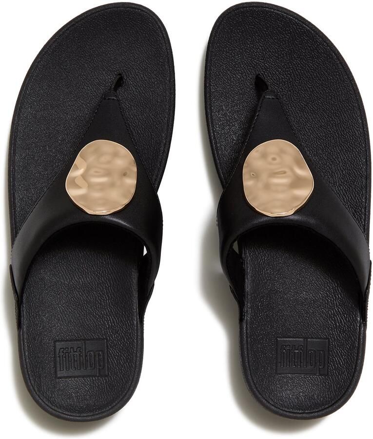 FitFlop Lulu Adornment Teenslippers ZWART