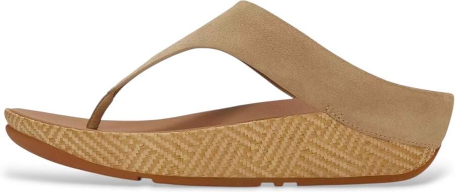FitFlop Lulu beige suède sandalen