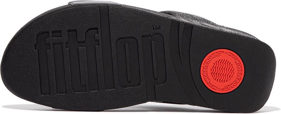 FitFlop Lulu Glitter Splash Slide dames slipper Zwart - Foto 20
