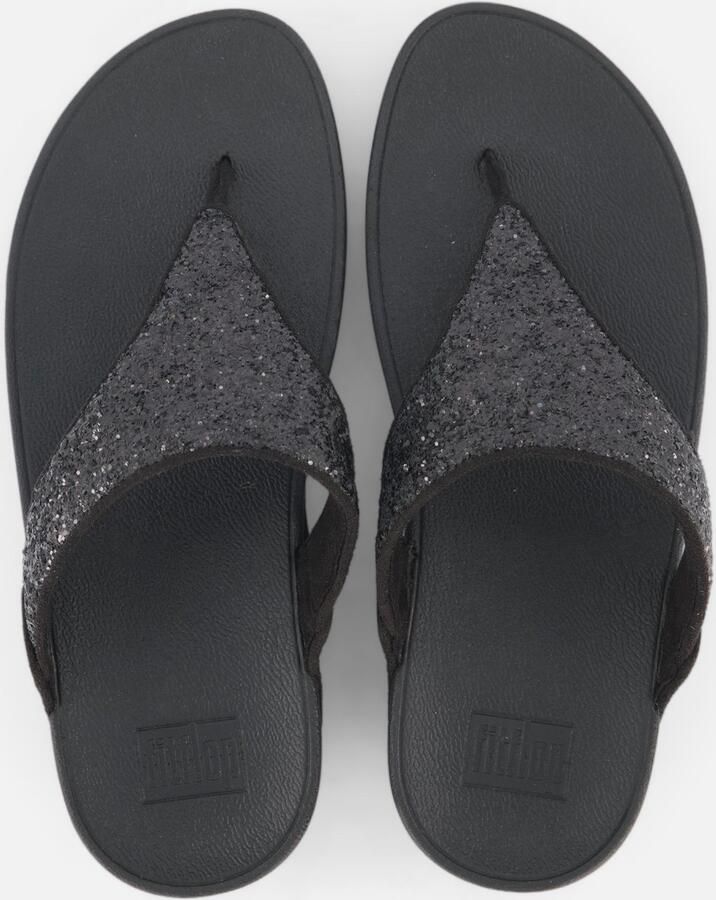 FITFLOP Teenslippers Dames Lulu Glitter Toe-post Maat: 39 Materiaal: Leer Kleur: Blauw - Foto 5