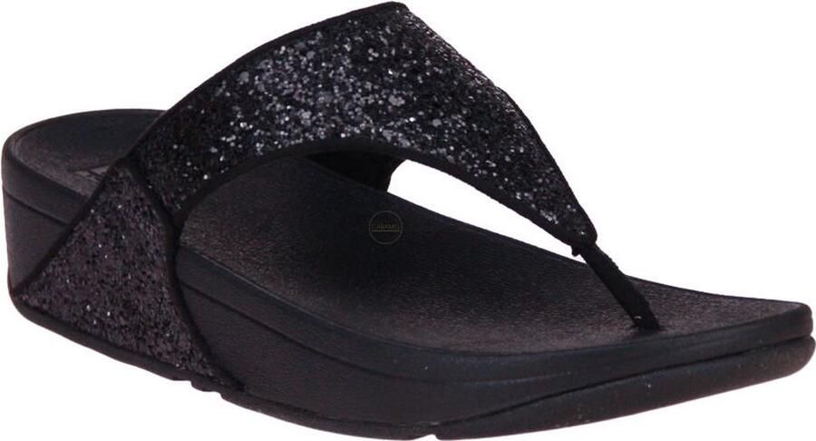 FITFLOP Teenslippers Dames Lulu Glitter Toe-post Leer Blauw - Foto 11