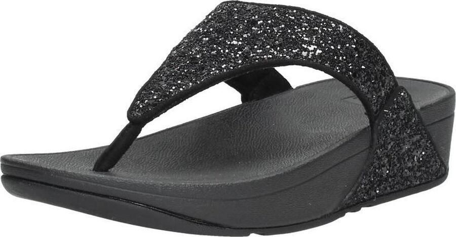 FITFLOP Teenslippers Dames Lulu Glitter Toe-post Leer Blauw - Foto 12