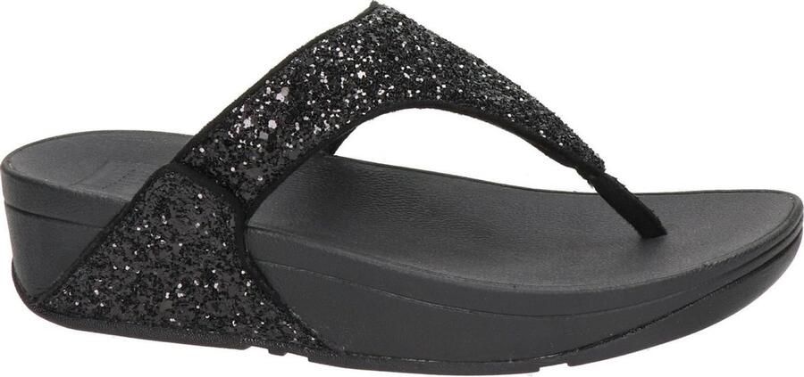 FITFLOP Teenslippers Dames Lulu Glitter Toe-post Leer Blauw - Foto 14