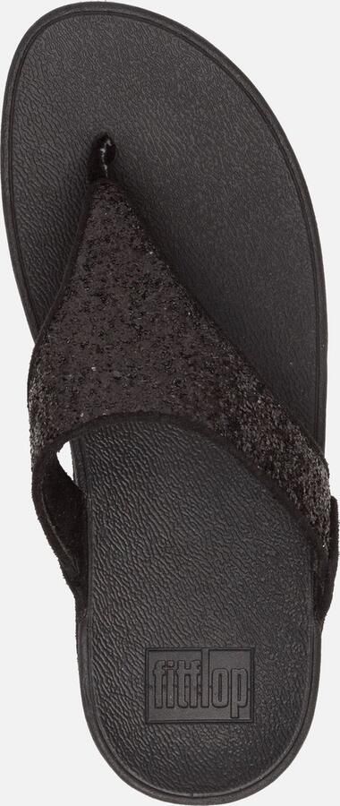 FITFLOP Teenslippers Dames Lulu Glitter Toe-post Leer Blauw - Foto 18