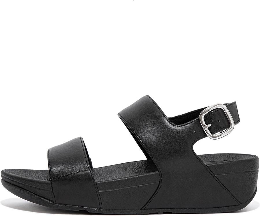 FitFlop Lulu Leather Back-strap Sandalen Zwart Man