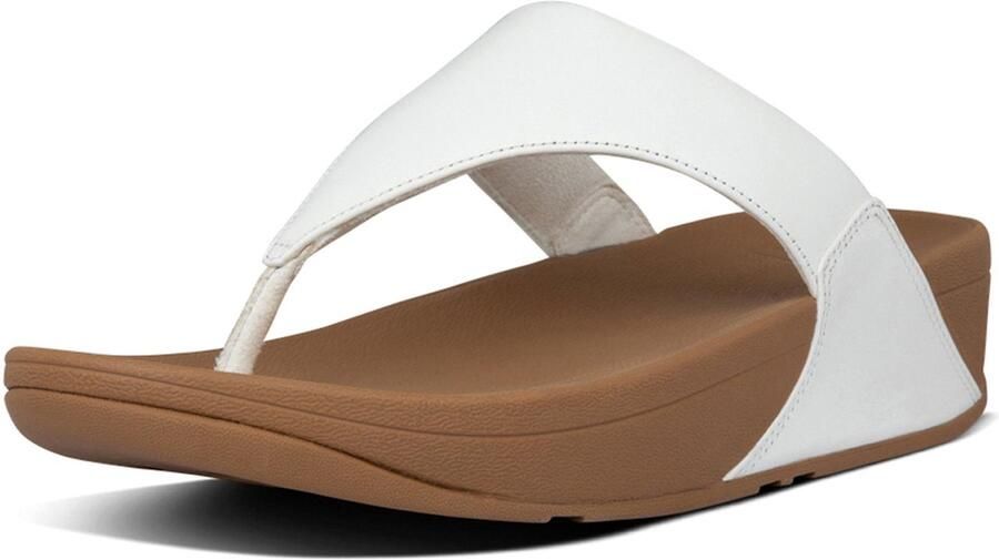 Fitflop Dianets LULU LEATHER TOEPOST pool slides pantoffel badeschoen met sleehak - Foto 9