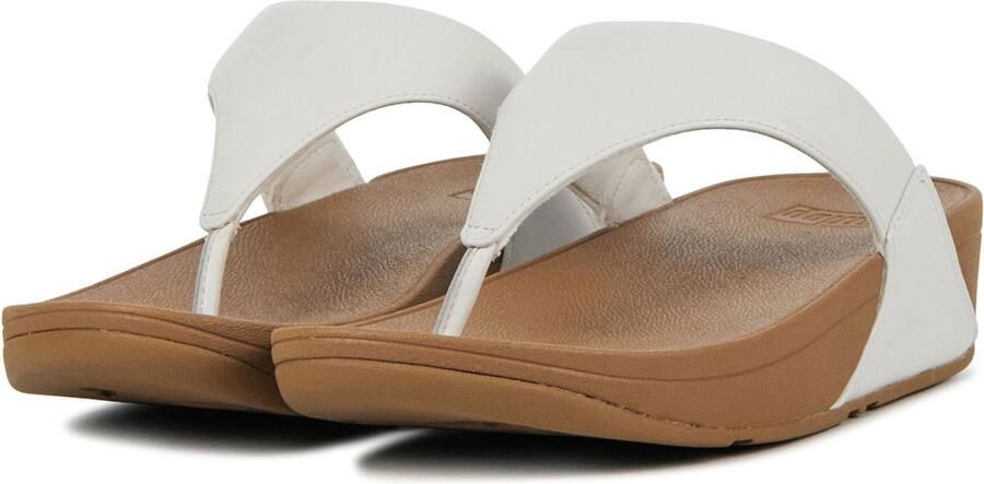 Fitflop Dianets LULU LEATHER TOEPOST pool slides pantoffel badeschoen met sleehak - Foto 16