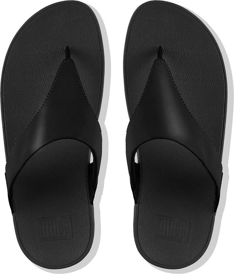 Fitflop Dianets LULU LEATHER TOEPOST pool slides pantoffel badeschoen met sleehak - Foto 6