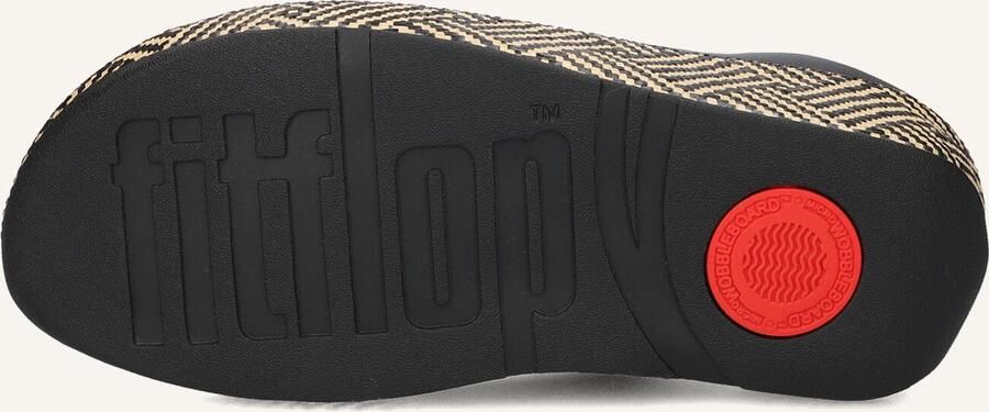 FitFlop Lulu Lux Cross Slide Slippers Dames Zwart