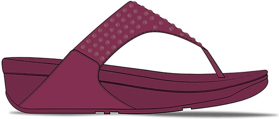 FitFlop Lulu Maxi-Crystal Toe-Post Sandals