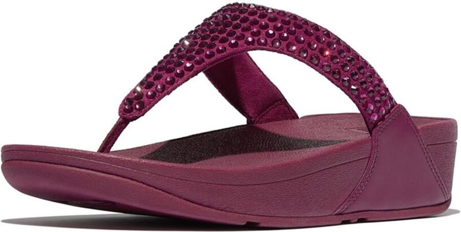 FitFlop Lulu Maxi-Crystal Toe-Post Sandals