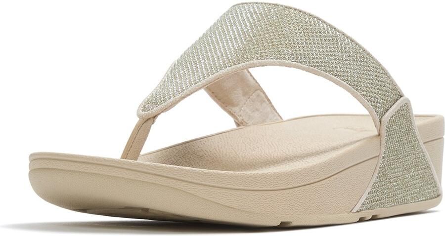 FitFlop Lulu Shimmerglitz Toe-Post Sandals