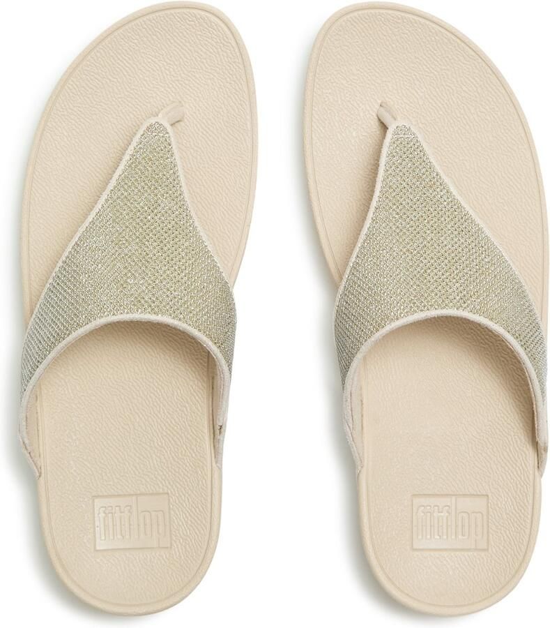 FitFlop Lulu Shimmerglitz Toe-Post Sandals