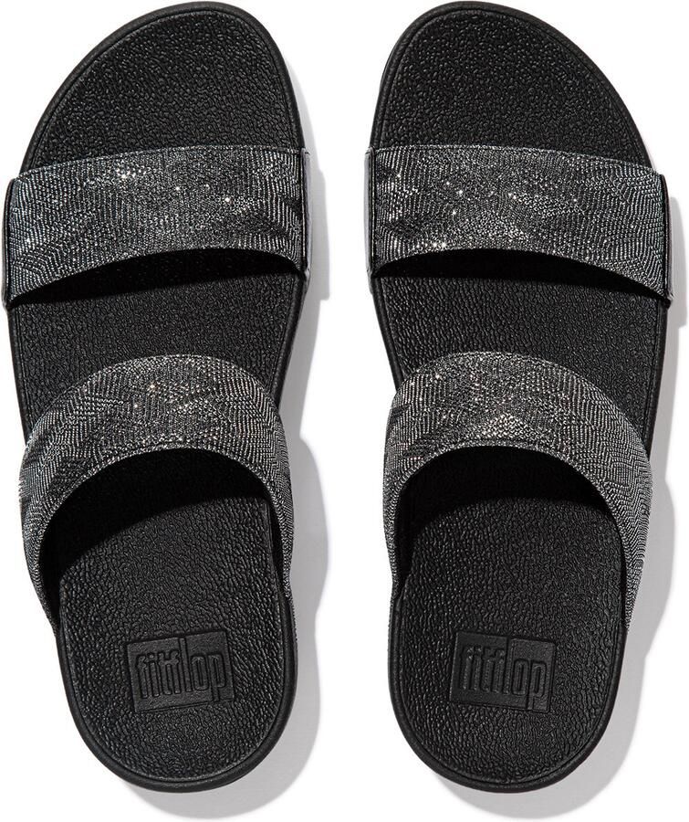 FitFlop Lulu Slide Geo Glitz ZWART - Foto 2