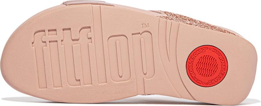 FitFlop Lulu Glitter Slides Slippers ROZE Dames - Foto 4
