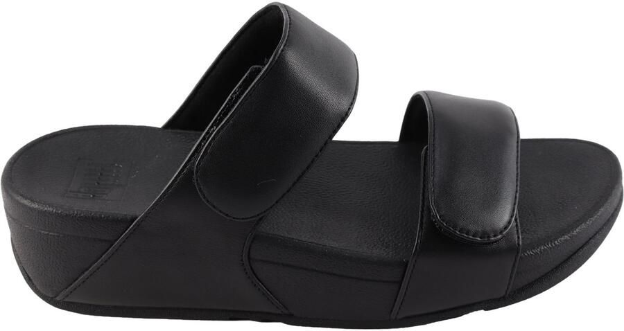 FitFlop Lulu Slides.All Black