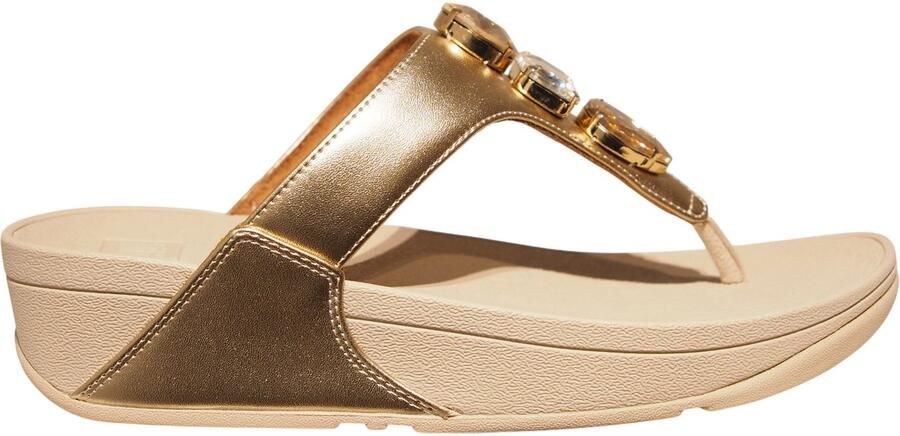 FitFlop Lulu Ultra-Jewel Metallic Toe-Post Sandals