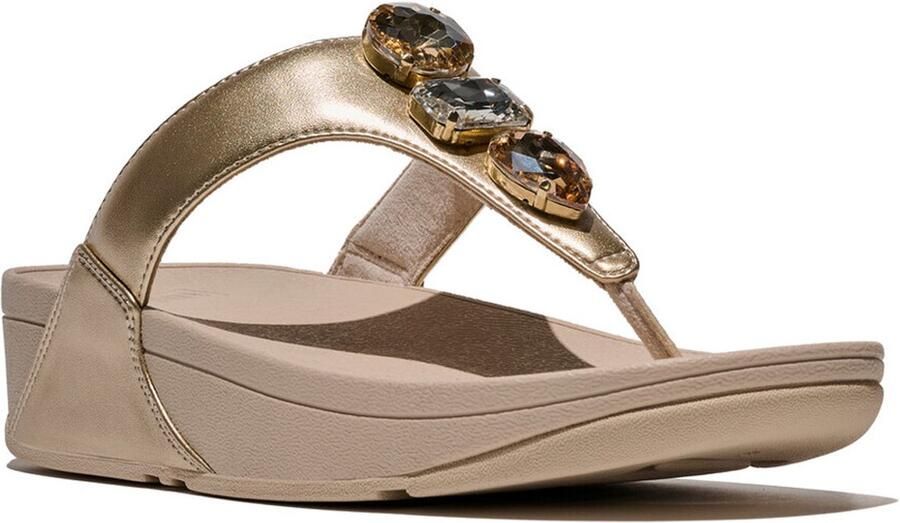 FitFlop Lulu Ultra-Jewel Metallic Toe-Post Sandals