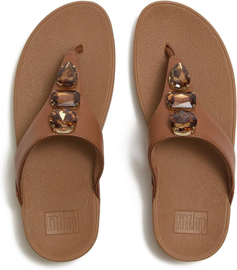FitFlop Lulu Ultra-Jewel Toe-Post Sandals BRUIN - Foto 2