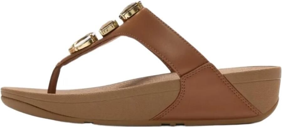 FitFlop Lulu Ultra-Jewel Toe-Post Sandals BRUIN - Foto 2
