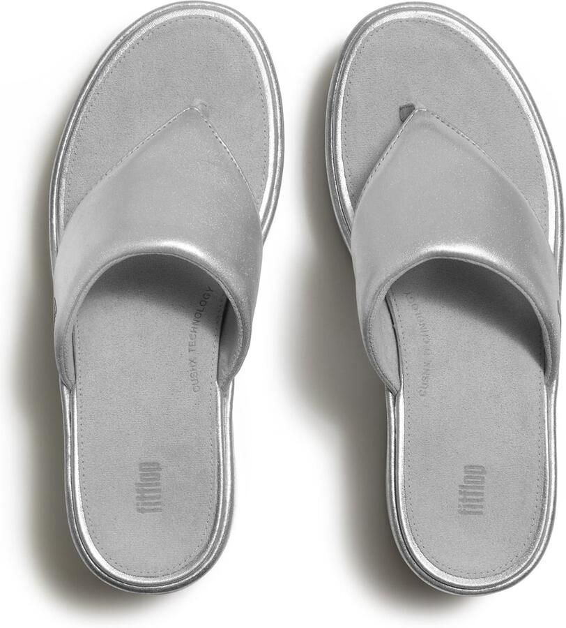 FitFlop Platfforms Wedge Toe-Post Sandals ZILVER