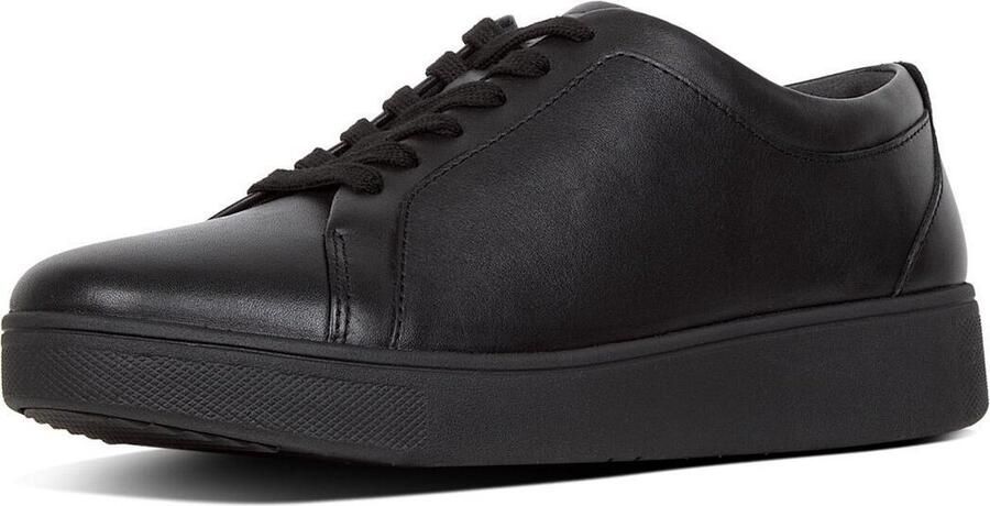 FitFlop Leren Rally sneakers- ZWART Leer - Foto 9