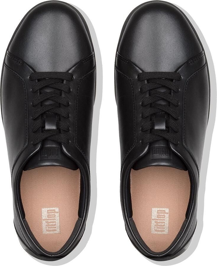 FitFlop Leren Rally sneakers- ZWART Leer - Foto 5