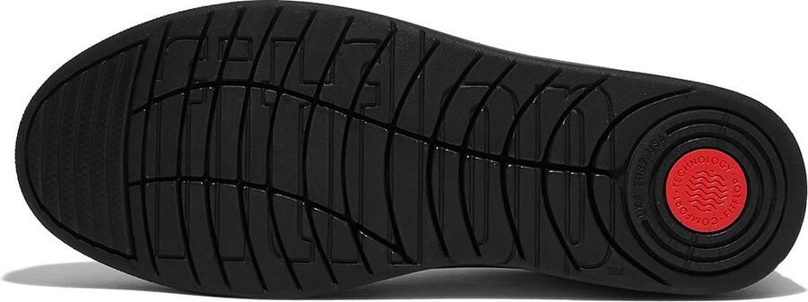 FitFlop Leren Rally sneakers- ZWART Leer - Foto 6